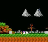 une photo d'Ã©cran de Ghosts n Goblins sur Nintendo Nes